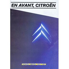 Catalogue Citroen 1983 gamme "en avant"